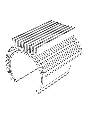 MJX Hyper Go 10208 Replacement Motor Heat Sink - Part Number 10395