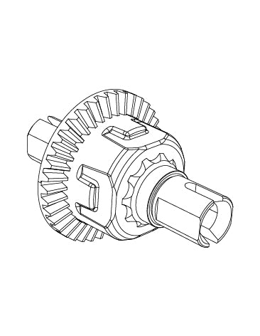 MJX Hyper Go 10208 Front & Rear Differential - Part Number 10420