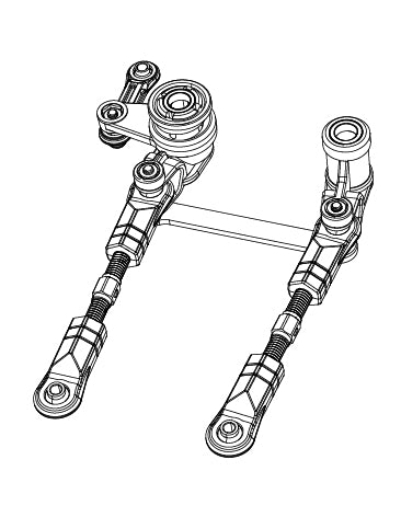 MJX Hyper Go 10208 Steering Assembly Set - Part Number 10430