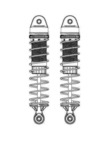 MJX Hyper Go 10208 Front Shock Absorbers 2 Pack - Part Number 10510