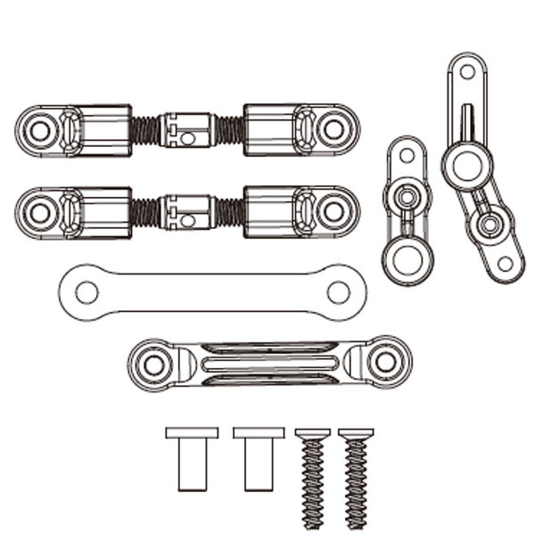 MJX Hyper Go 14209 14210 Complete Steering Set - Part Number 14430C