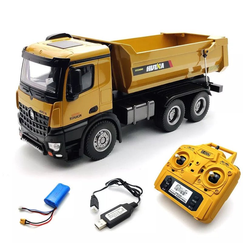 Huina 1536 1:14 Scale Remote Controlled Dumper Truck With Working Tipper