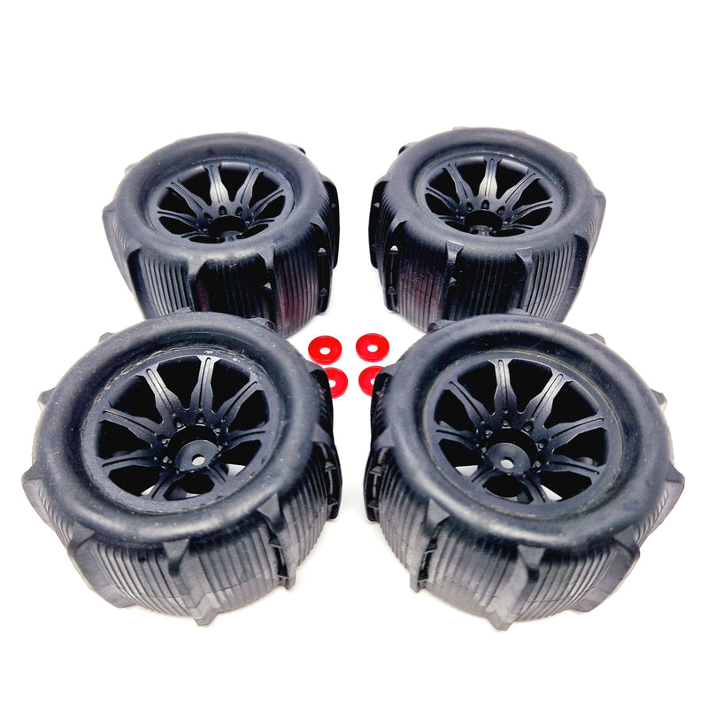 MJX Hyper Go 14209 14210 Paddle Tyre Wheels 4 Pack - Part Number 14300E2