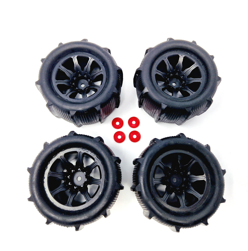 MJX Hyper Go 14209 14210 Paddle Tyre Wheels 4 Pack - Part Number 14300E2