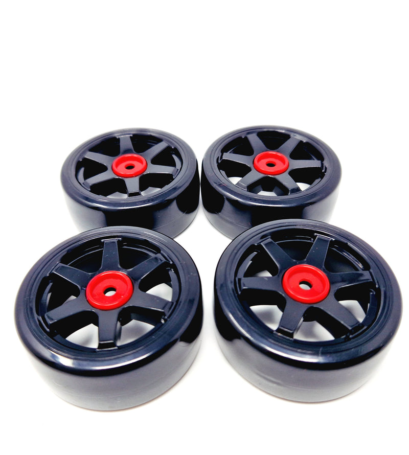 MJX 14301 14302 Pre-Glued Drift Wheels 4 Pack - Part Number 1415C