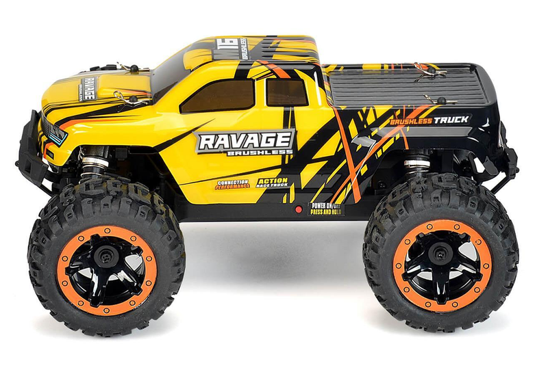 HBX 16889A Pro Brushless 1:16 Scale Truck with 2S LiPo Battery (Upgraded Version)