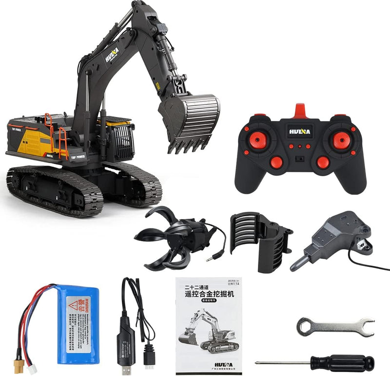 Huina 1594 1:14 Scale Remoted Controlled 22-Channel Excavator