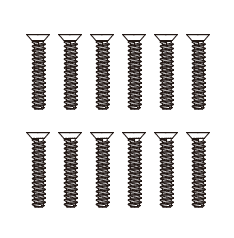 MJX Hyper Go Hex Screw 6 Pack - Part Number HKB2312