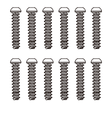 MJX Hyper Go Hex Screw 6 Pack - Part Number HTB2512