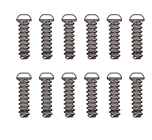 MJX Hyper Go Hex Screw 6 Pack - Part Number HTB2680