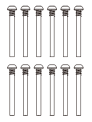 MJX Hyper Go Hex Screw 6 Pack - Part Number HTHM3029