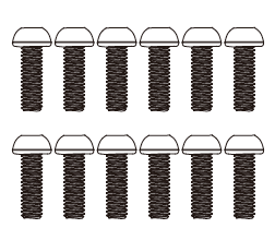 MJX Hyper Go Hex Screw 6 Pack - Part Number HTM4012