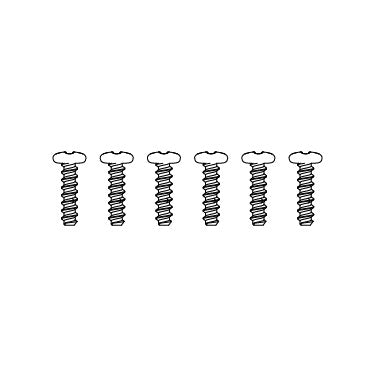 MJX Hyper Go Round Head Screw 6 Pack - Part Number M2664