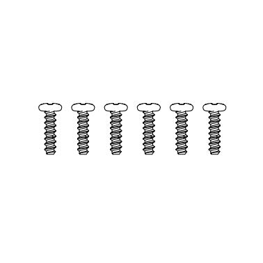 MJX Hyper Go Round Head Screw 6 Pack - Part Number M2666