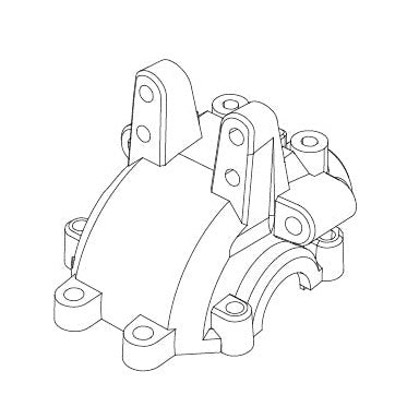 MJX Hyper Go 1/14 Models Front Upper Gearbox Cover- Part Number 14160