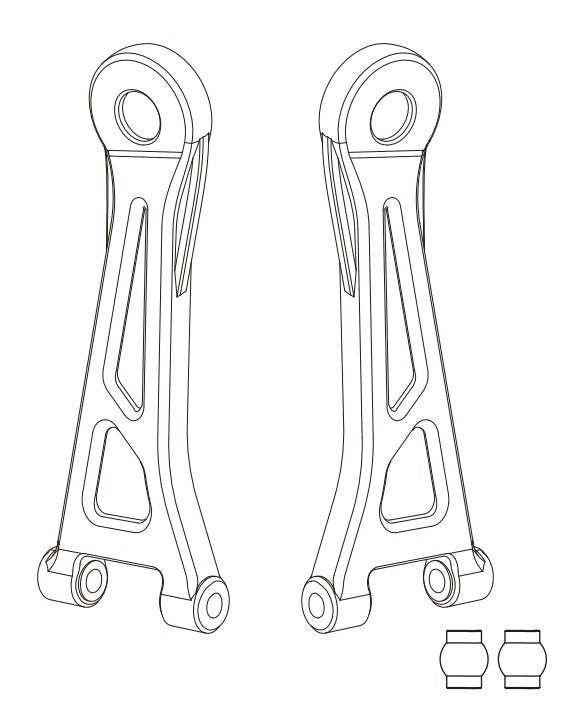 MJX Hyper Go 14209 14210 Front Upper Swing Arm - Part Number 14210B