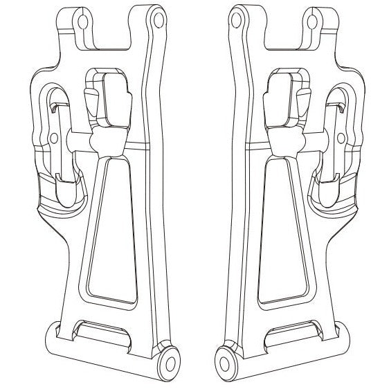 MJX Hyper Go 14209 14210 Rear Lower Swing Arm - Part Number 14250B