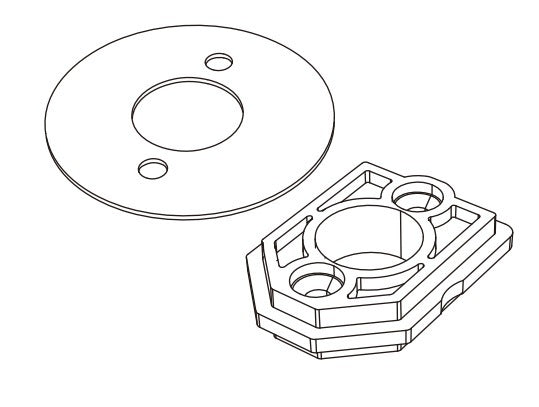 MJX Hyper Go Motor Mount Assembly - Part Number 14393