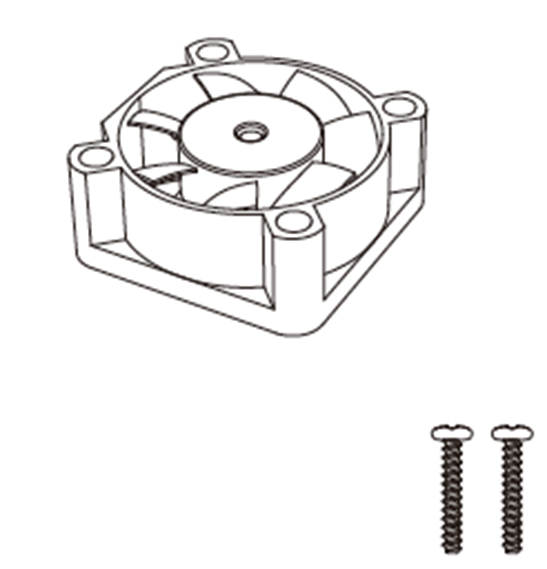 MJX Hyper Go 14209 14210 14301 14302 ESC Fan - Part Number 16397B