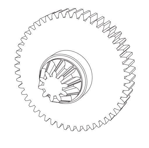 MJX Hyper Go Upgrade Transmission Spur Gear - Part Number 16401Y