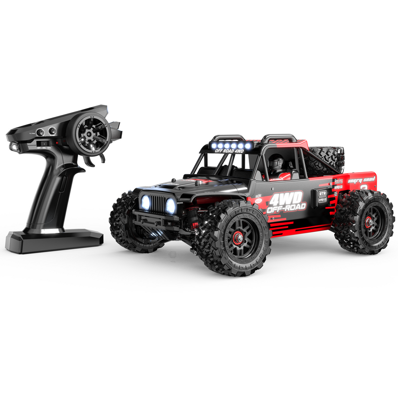 A picture of the MJX 14209 Hyper Go truck and remote controller.