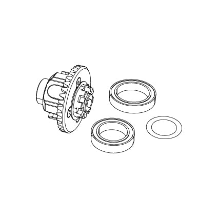 MJX H8H All-Rock Differential Gear Assembly - Part Number P8HSA05