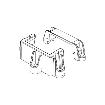 MJX H8H All-Rock Steering Servo Mounts - Part Number P8HV18