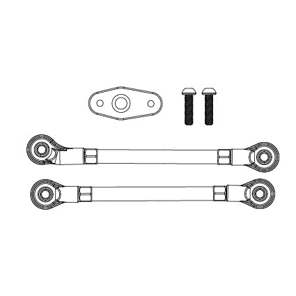 MJX H8H All-Rock Watt Connecting Rod - Part Number P8HV30