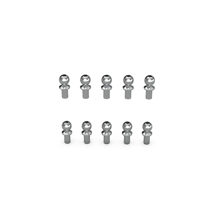 Rlaarlo Pivot Ball Stud Screws (10 Pack) for 1:10 On-Road Cars - Part Number R10096