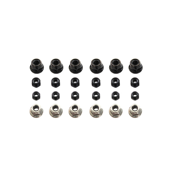 Rlaarlo M2.5 M3 and M4 Locking Nuts Set - Part Number R11104