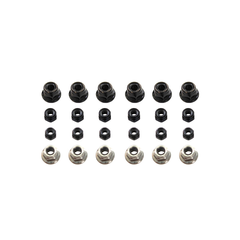 Rlaarlo M2.5 M3 and M4 Locking Nuts Set - Part Number R11104