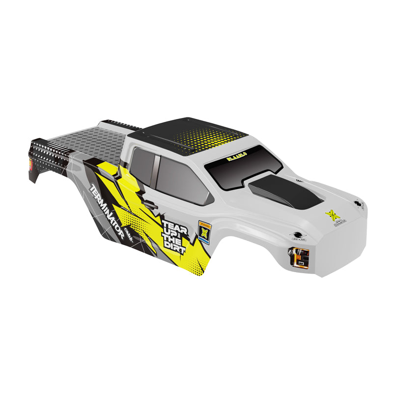 Rlaarlo Omni-Terminator Yellow & Silver Body Shell - Part Number R11163