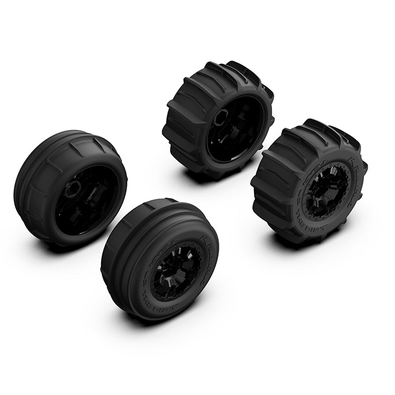 Rlaarlo Omni-Terminator Paddle Sand Tyres 4 pack - Part Number R11152