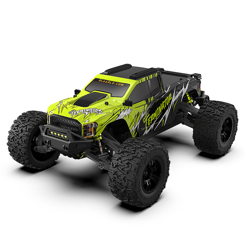 Rlaarlo Omni Terminator Metal Brushless 1:10 Scale Truck - Green (3S LiPo Version)