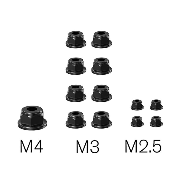 Rlaarlo ROG1 M2.5 M3 M4 Locking Nuts Set - Part Number R16057