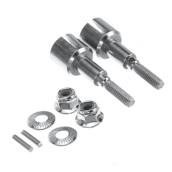 HBX 2996A Rear Wheel Axle Shafts With Nuts & Pins - Part Number T2113