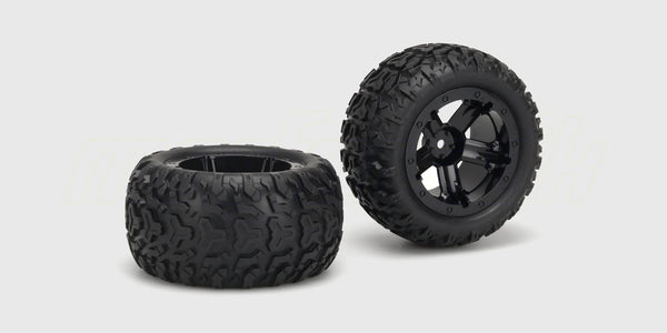 HBX 2996A Off-Road Glued Wheels and Tyres - Part Number T2120R