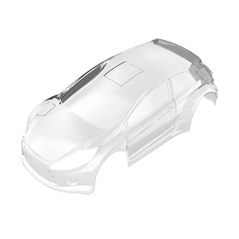 Rlaarlo XTS F10 Clear Body Shell with Stickers (Unpainted) - Part Number XTS-029