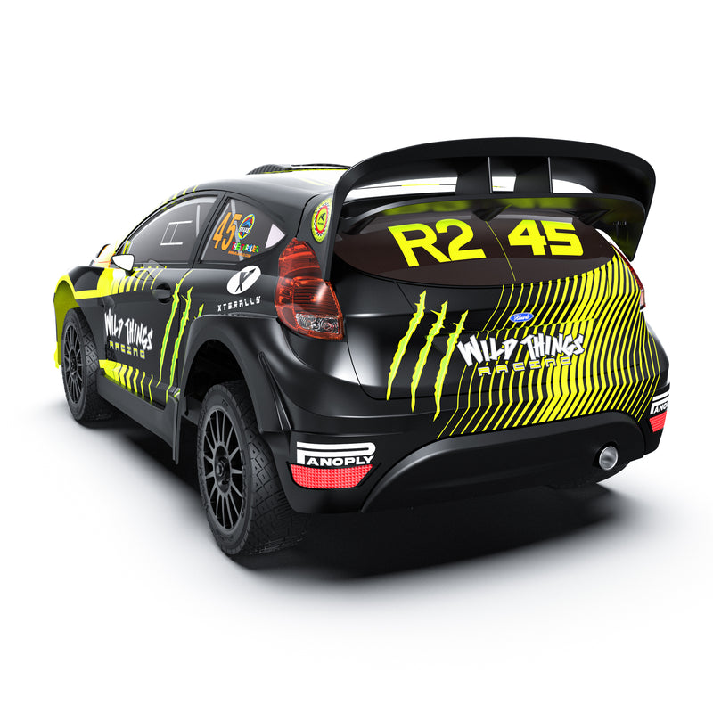 Rlaarlo XTS F10 Carbon Brushless 1:10 Scale Rally Car - Green (3S LiPo Version)