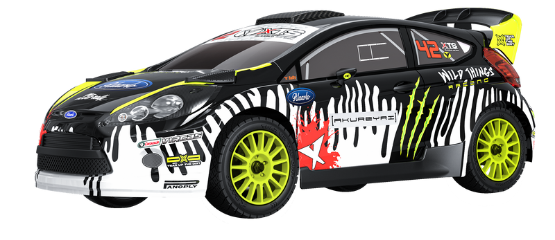 Rlaarlo XTS F10 Metal Brushless 1:10 Scale Rally Car - Black (3S LiPo Version)