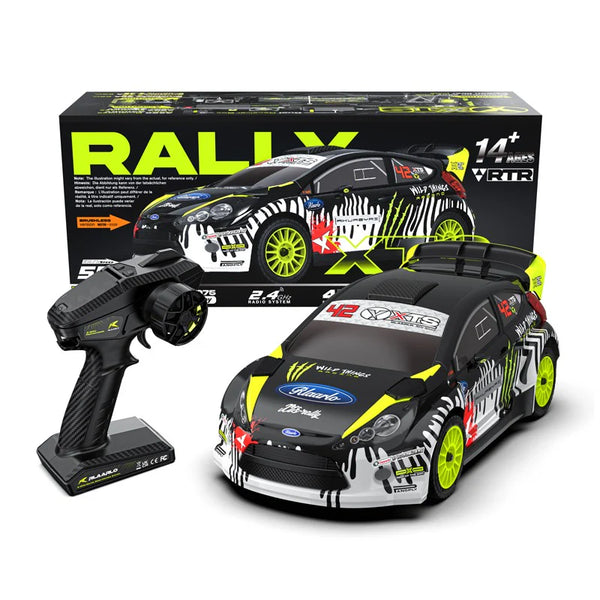 Rlaarlo XTS F10 Metal RC Rally Car 1 10 Scale Black