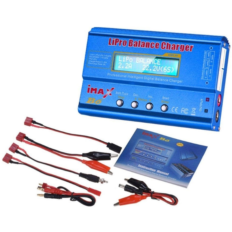 iMAX B6AC 80W Battery Balance Charger for LiPo & NiMH Batteries