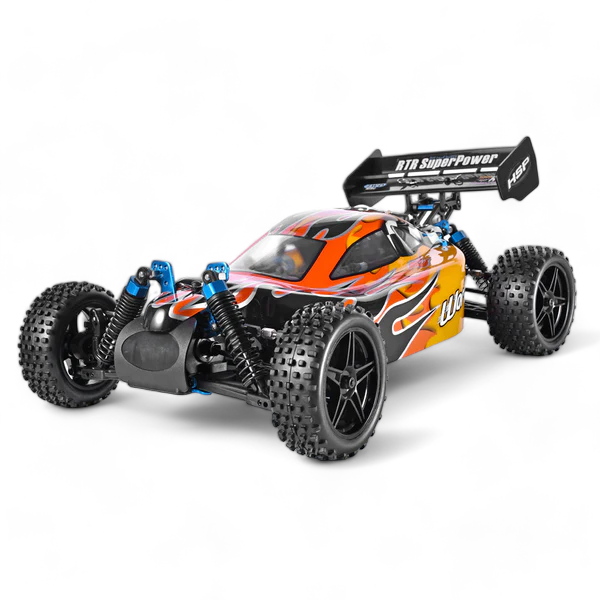 HSP Warhead Nitro Powered 1:10th Scale Off-Road Buggy (Pro Model - 2 Speed Gearbox)