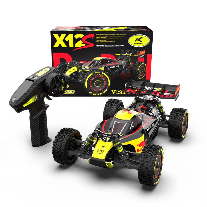 Rlaarlo X12S Brushless 1:12 Scale 4WD Buggy - Red (3S LiPo Version)