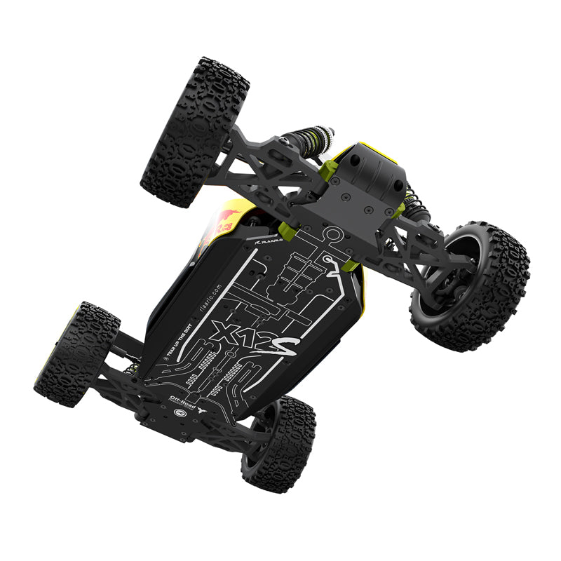 Rlaarlo X12S Brushless 1:12 Scale 4WD Buggy - Blue (3S LiPo Version)