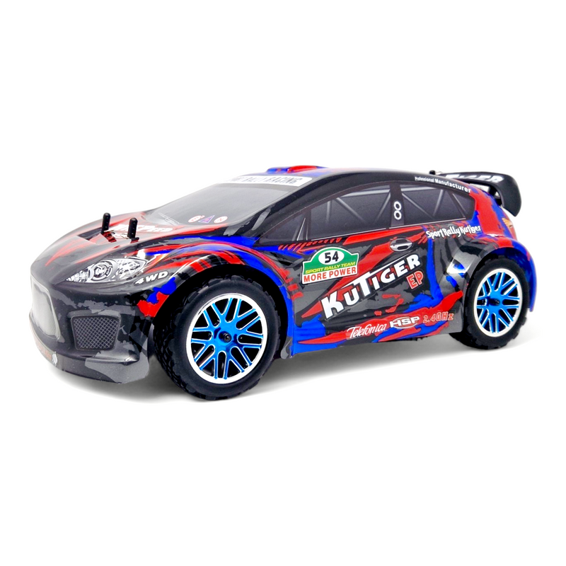 HSP Kutiger Nitro Powered 1:10th Scale Rally Car (Pro Model - 2 Speed Gearbox)