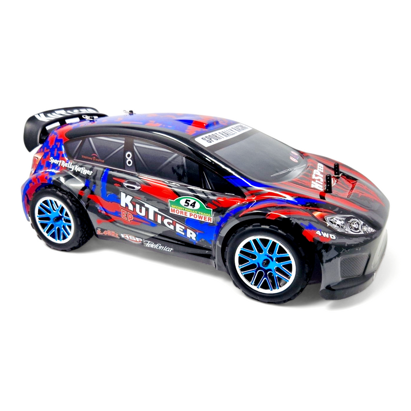 HSP Kutiger Nitro Powered 1:10th Scale Rally Car (Pro Model - 2 Speed Gearbox)