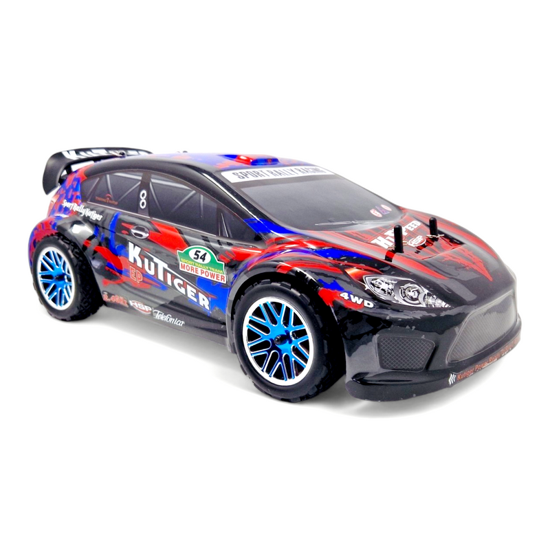 HSP Kutiger Nitro Powered 1:10th Scale Rally Car (Pro Model - 2 Speed Gearbox)