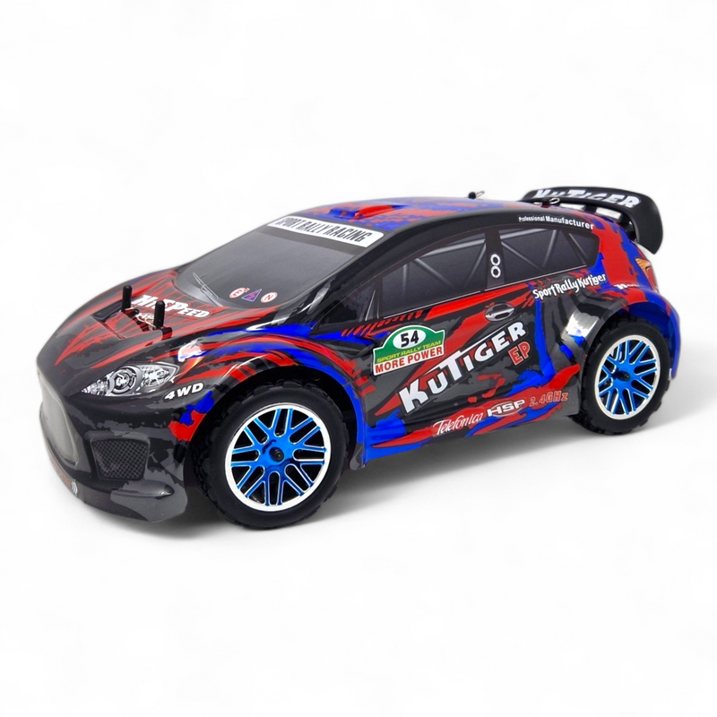 HSP Kutiger Nitro Powered 1:10th Scale Rally Car (Pro Model - 2 Speed Gearbox)