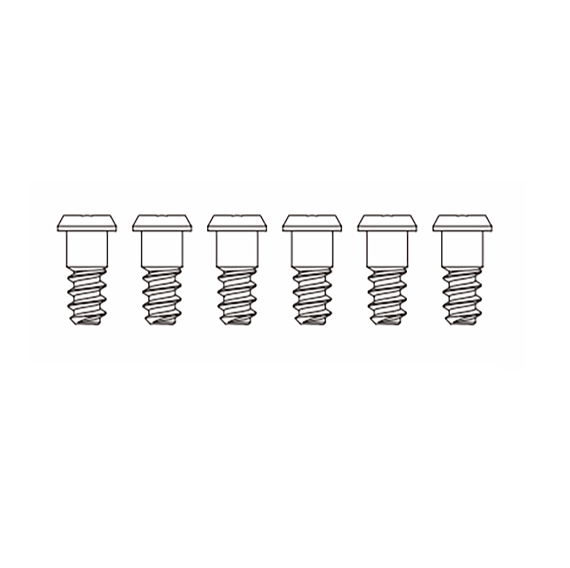 MJX Hyper Go Step Flat Screws 6 Pack - Part Number M2665